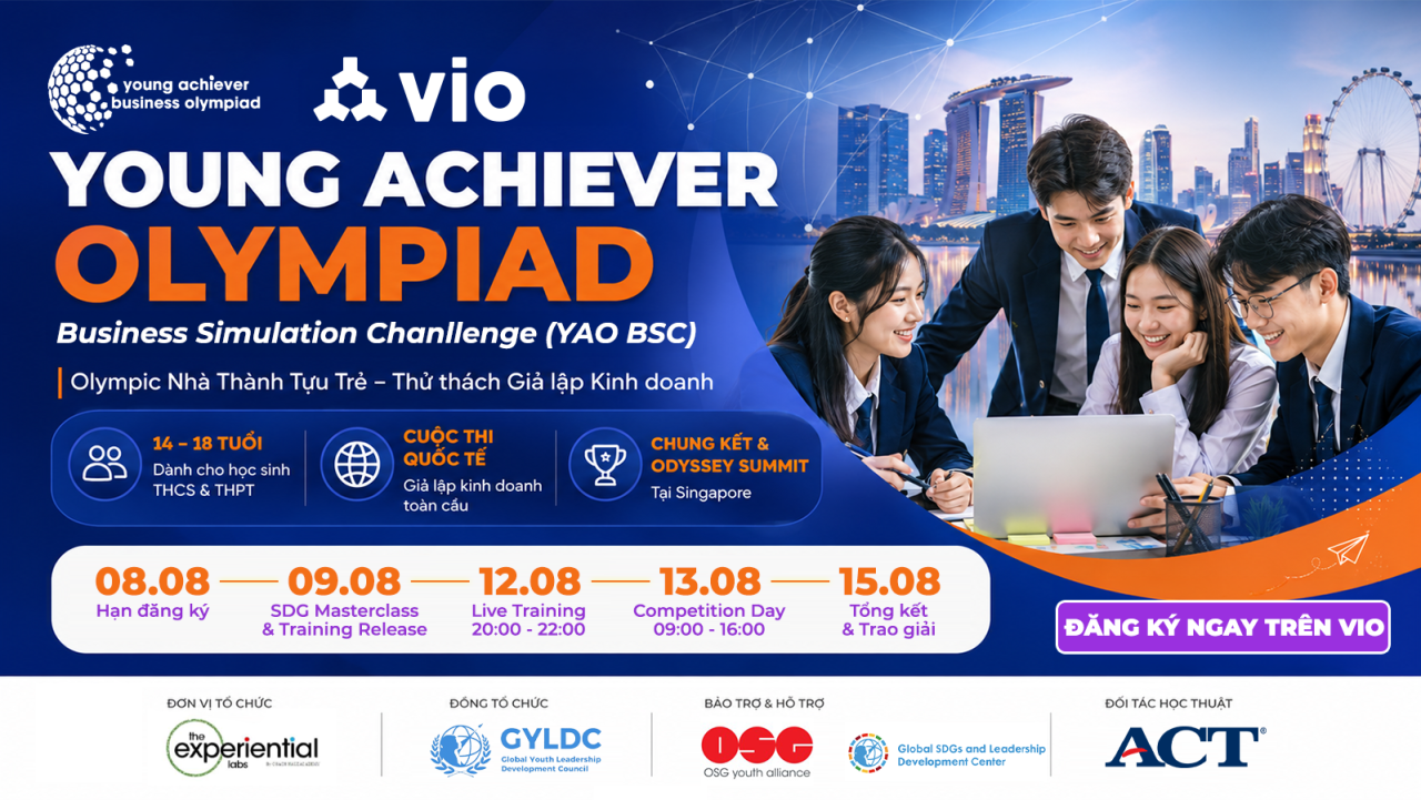 Olympic Nhà Thành Tựu Trẻ — Thử thách Giả lập Kinh doanh
