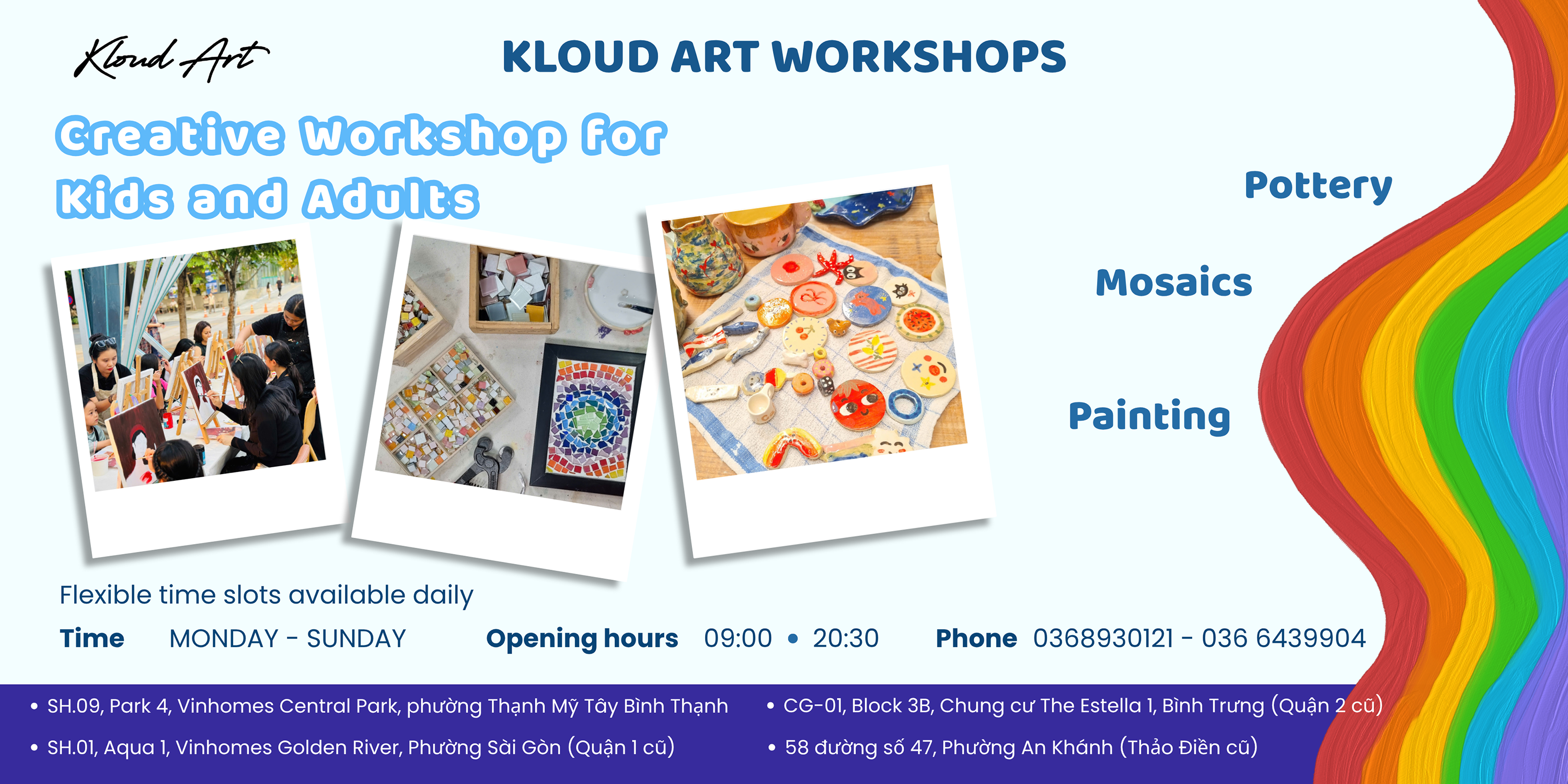 WORKSHOP TÔ GỐM (POTTERY PAINTING)
