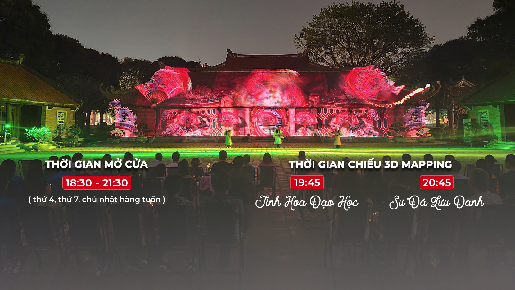 TOUR ĐÊM VĂN MIẾU QUỐC TỬ GIÁM HÀ NỘI